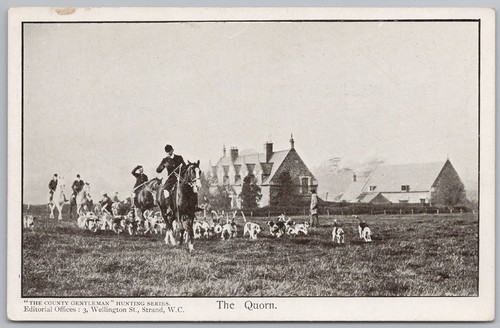 The quorn hunt postcard - hunt,