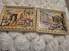 2 X A MADRYN MINIATURE PICTURES