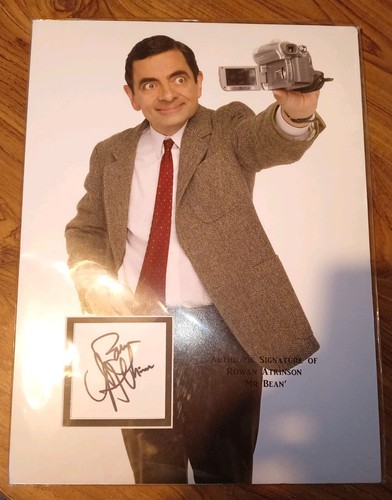 Signed rowan atkinson - signed,