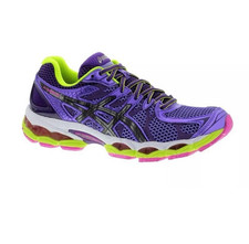 Women ASICS GEL-Nimbus 16 Purple - Green Size 6.5 BNIB.