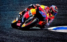 MOTORBIKE RACING SUPERBIKES CANVAS PICTURE PRINT WALL ART