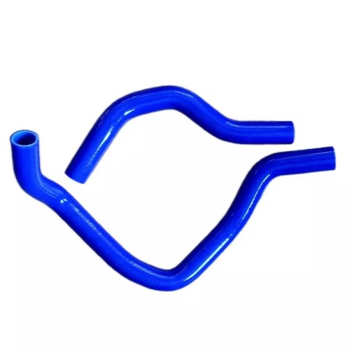 Blue silicone radiator hose - blue,