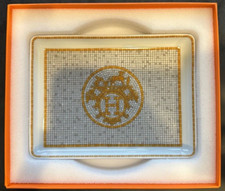 Hermes Mosaique au 24 Gold Rectangle Tray New in box item # 035089P