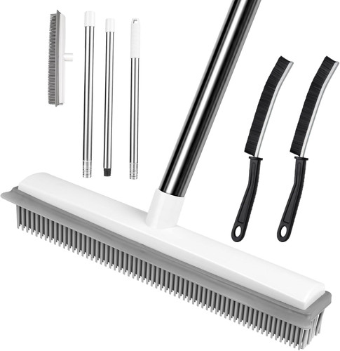 Rubber broom with - 2, 1