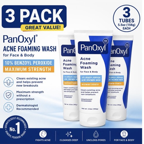 Acne foaming wash face body - acne,