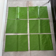 set of 6 large Green Leaf