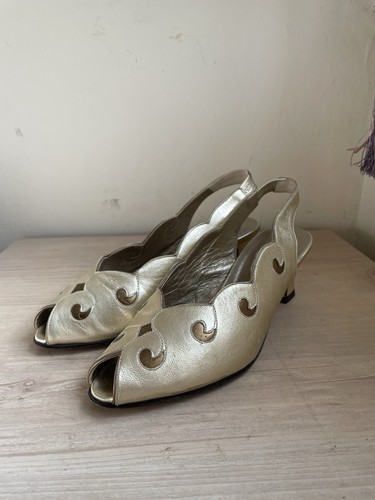 Ladies gold sandles - ladies,