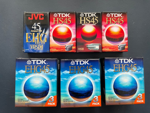 Lot sealed vhs tapes - lot,