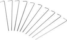 Gelert Steel Metal Tent Pegs Camping Outdoor Festival  7"x 10