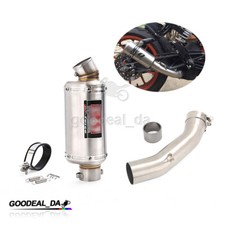 Modified Exhaust System 51MM Muffler + Mid Pipe For Duke 125 250 390 ADV 2020-23