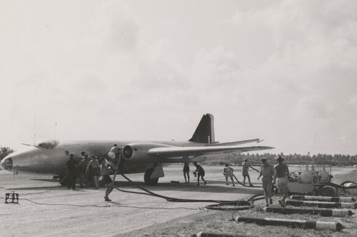 Canberra jet bomber cocos - bomber,