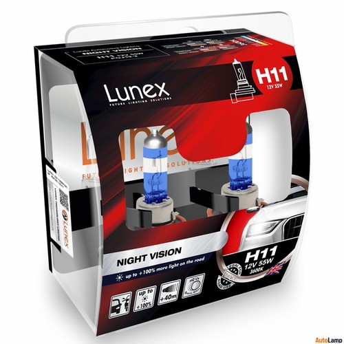 H11 lunex night vision 12v - vision,