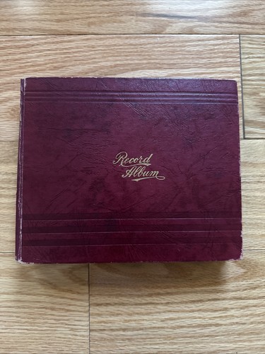 Vintage 1950 red record - vintage, 1950's