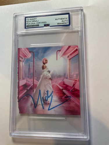 Nicki minaj signed autographed - signed,
