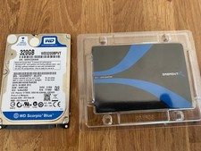 Samsung EVO  250Gb  SSD  Laptop  Hard Drive  &  Western Digital 320Gb HDD 