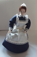 1:12th Dolls House Vintage Artisan Victorian Nursemaid/Parlour Maid On Stand