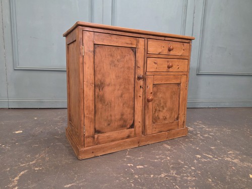 Antique pine cupboard chest - antique, cupboard/chest