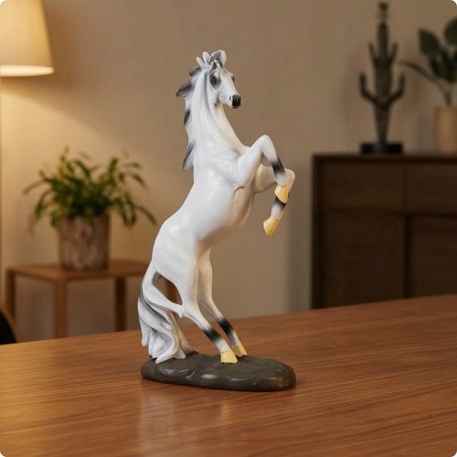 Rearing horse sculpture - horse,