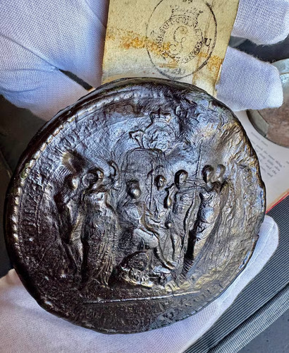 King george iii wax seal - king, c1816