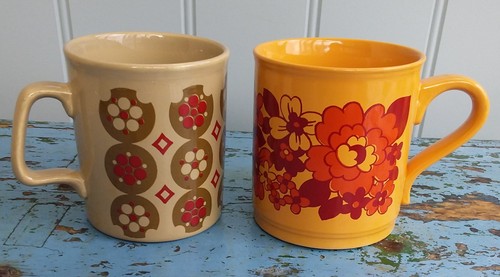 Vintage 1970s mugs - vintage,