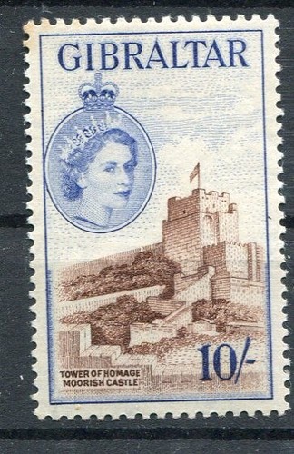 Gibraltar sg157 qeii - qeii, 1953-59