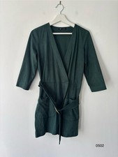 Zara TRF Green Belted Playsuit