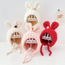 Windproof Cartoon Baby Hat Cotton Girl's Ear Protection Cap Baby Cap  Winter