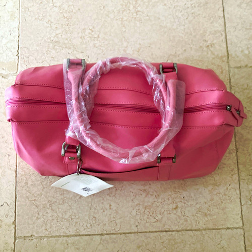 Pink soft solid duffle - pink,