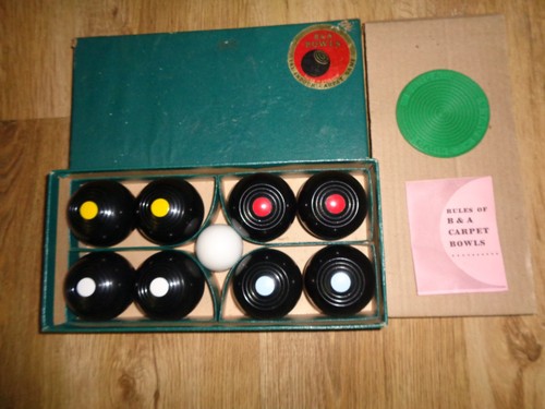 Carpet bowls set 8 - carpet,