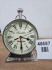 Franklin Pocket Watch Clock, White