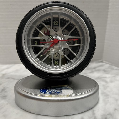 Ford wheel tire desk clock - tire,