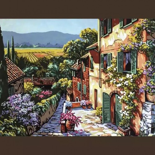Gobelin tuscan summer - tuscan,
