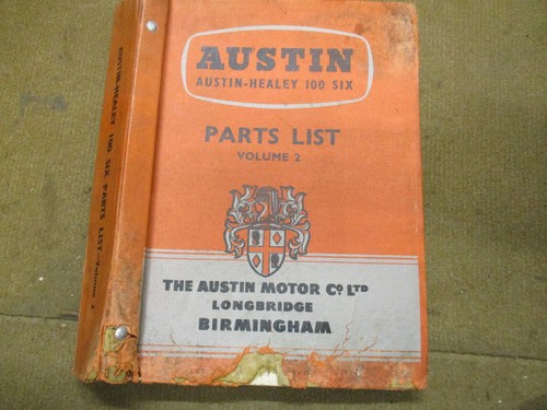 Austin healey 100 six parts - austin-healey,
