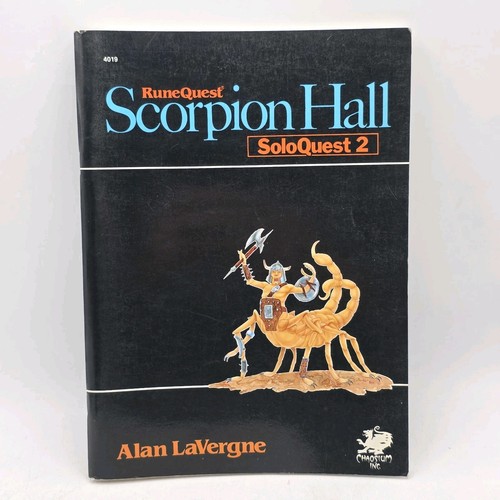 Runequest scorpion hall - scorpion,
