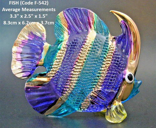 Coloured glass fish - glass, beautiful