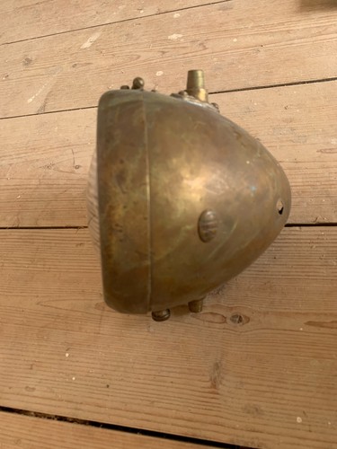 Brass vintage motorcycle - brass,