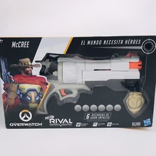 Nerf Gun Rival • Overwatch • McCree Revolver Pistol • Boxed With Badge • No Ammo