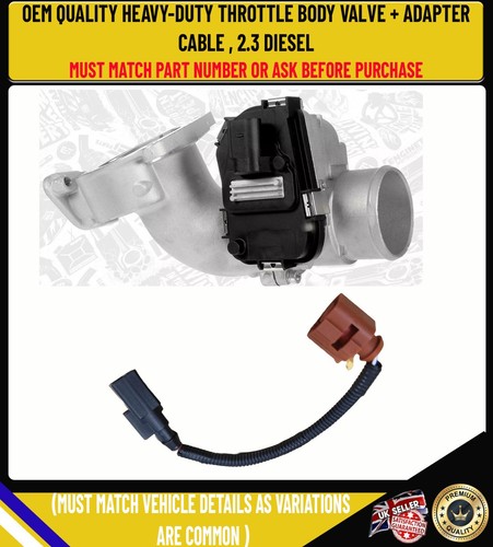 Throttle body valve - body, adapter