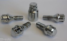 M12 X 1.5 30MM ALLOY WHEEL LOCKING LOCK BOLTS FIT VAUXHALL CORSA B C D 4 STUD