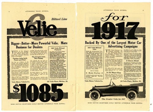 1917 velie motor - motor, co.