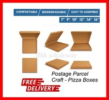 Postal craft pizza boxes - -,