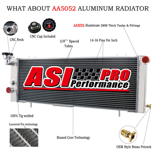 Row radiator for 1991 - row,