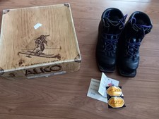 Alico 75mm Telemark Ski Boots Leather Size 40 / 6.5 backcountry nordic