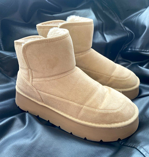 Primark beige faux suede - primark,