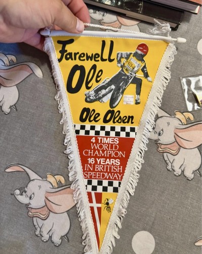 Vintage farewell ole pennant - vintage,