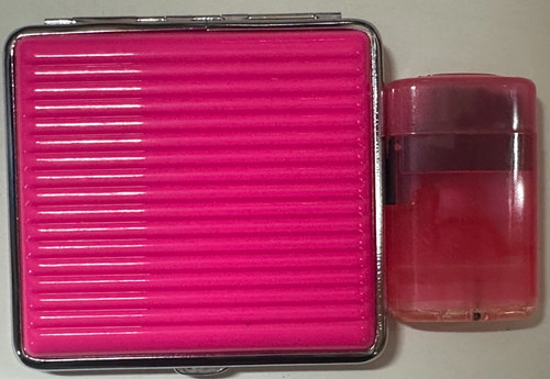Pink solid cigarette - solid, case