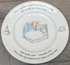 Wedgewood Beatrix Potter Peter Rabbit Nursery Collectable Plate 7"
