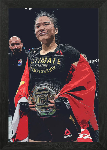 Zhang weili ufc framed - zhang,