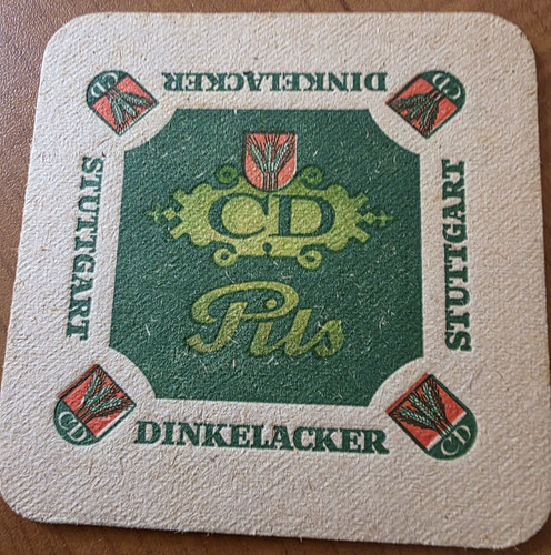 Dinkelacker biermat beer - biermat,