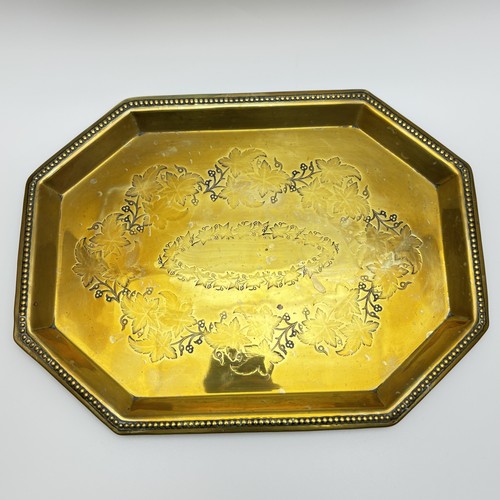 Vintage octagonal brass - vintage,